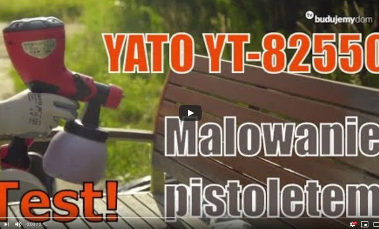 Malowanie pistoletem YATO YT-82550