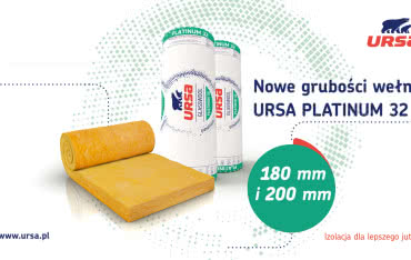 Nowe grubości wełny URSA Platinum 32